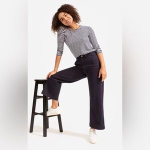 Everlane Crop Wide Leg Pant Black